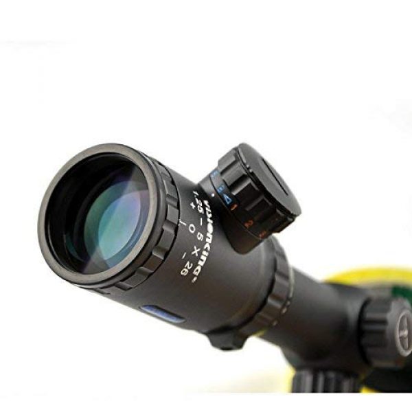 Visionking Rifle Scope 3 Visionking 1.25-5x26 Rifle Scope with Picatinny Rings
