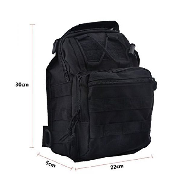 REDGO Tactical Backpack 3 REDGO Tactical Shoulder Chest Bag Military Crossbody Oxford Cloth Comfortable Crossed Backpack for Trekking Camping Hiking