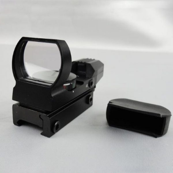 TACBRO Rifle Scope 3 Maxsports Tactical Rifle Shotgun Pistol Red&Green Illuminated 4 Reticles Red Dot Sight