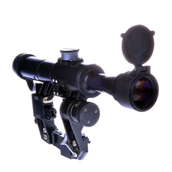 BelOMO Rifle Scope 4 BelOMO POSP 4x24 M. Optical Rifle Scope. Russian Side Mount. 1000m Rangefinder. 1 MOA. Combloc