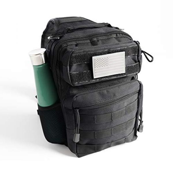 Whiskey Woods Outdoors Tactical Backpack 1 Whiskey Woods Outdoors Military Tactical EDC Sling Bag Molle Shoulder Diaper backpack