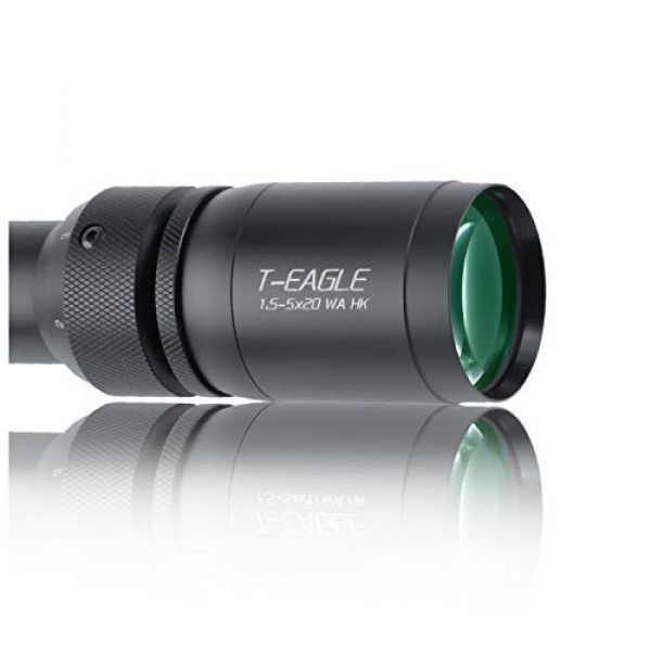 T-EAGLE Rifle Scope 4 T-EAGLE SR 1.5-5X20WA CQB Rifle Scope Second Focal Plane,Super Big Vision Fast Sight Super Light More Anti "Shock,Mounts Free