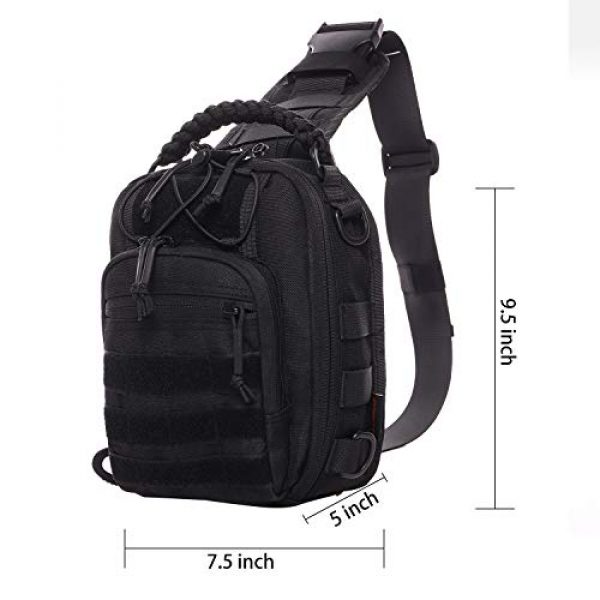 ANTARCTICA Tactical Backpack 3 ANTARCTICA Tactical Sling Bag Pack Military Rover Shoulder Bag Molle Assault Range Bag Backpack 1050D