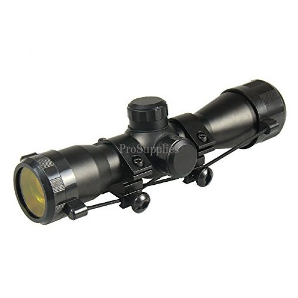 TACFUN Rifle Scope 5 TACFUN Tactical Rangefingder Reticle Compact Scope/w Rings