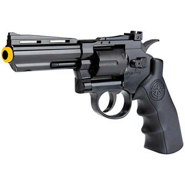 SRC Airsoft Pistol 1 SRC 4 INCH Barrel Titan CO2 Gas Airsoft GBB Revolver Black