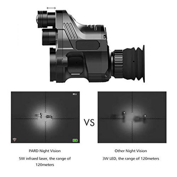 DJym Rifle Scope 3 DJym High-Definition Night Vision Infrared Night Shooting Hunting Night Vision, Night Vision Monoculars (Sight Accessories)