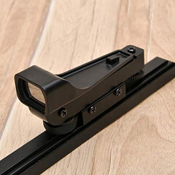 KTAIS Rifle Scope 5 KTAIS 10mm / 20mm Reflection Red Dot Line Length Sight 42mm / 1.65in Red Dot Black Plastic red Sight Hunting Point Accessories (Color : As Shown)