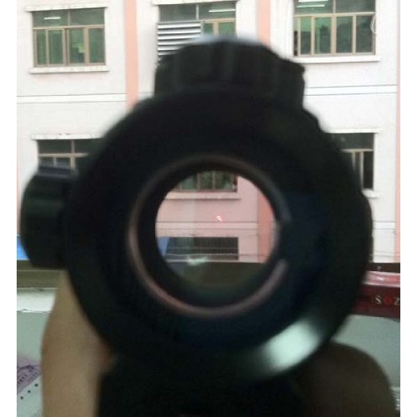 NoGa Rifle Scope 4 Noga Tactical 1x40 Red and Green Dot Sight Scope W/10mm-20mm Weaver Mount