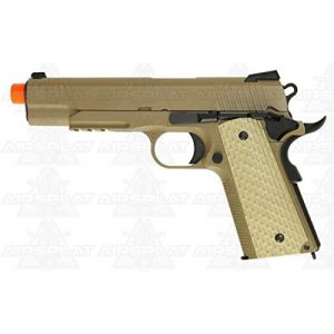 WE Airsoft Pistol 1 WE 1911 tactical gas blowback gun desert(Airsoft Gun)