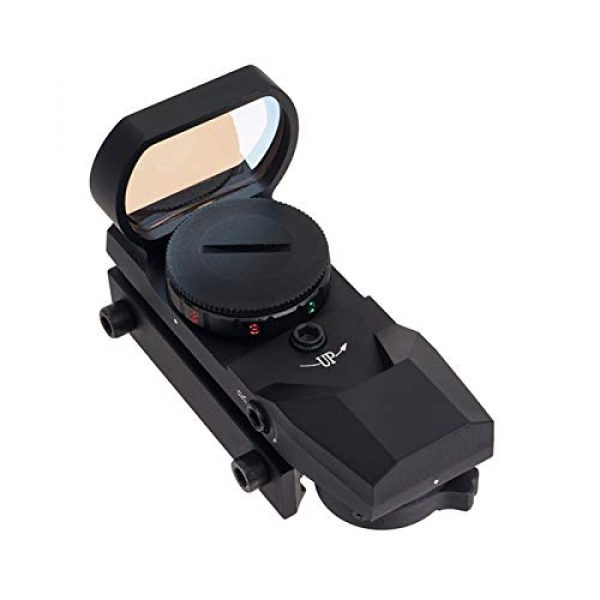 Fashion Sport Rifle Scope 3 Fashion Sport Tactical 1X22X33mm Reflex Sight - Adjustable Reticle 4 Styles Red Green Dot Gun Sight Scope