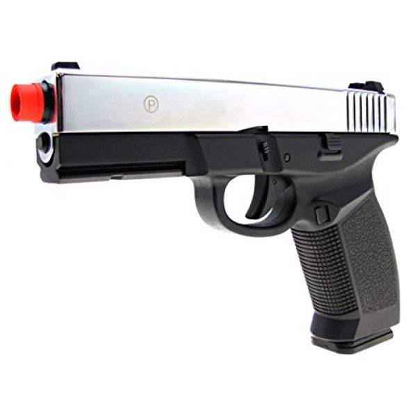 HFC Airsoft Pistol 2 HFC model-dark hawk full metal two-tone w/gun case(Airsoft Gun)