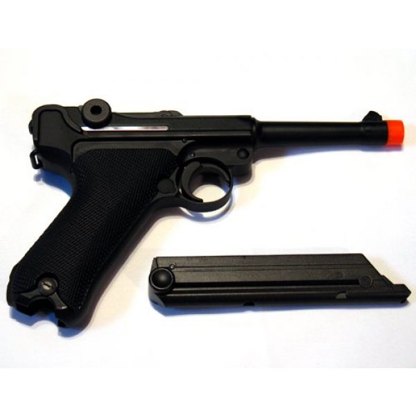 WE Airsoft Pistol 3 WE Luger 908SB Gas Blow Back Airsoft Pistol 4 inch Barrel WE-037