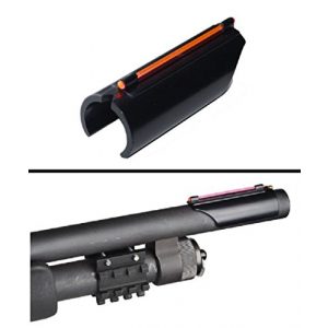 Ultimate Arms Gear Rifle Sight 1 Ultimate Arms Gear Universal 12/20 Gauge/Shotgun Glowing Red Line Plain Barrel Front Fiber Optic Sight