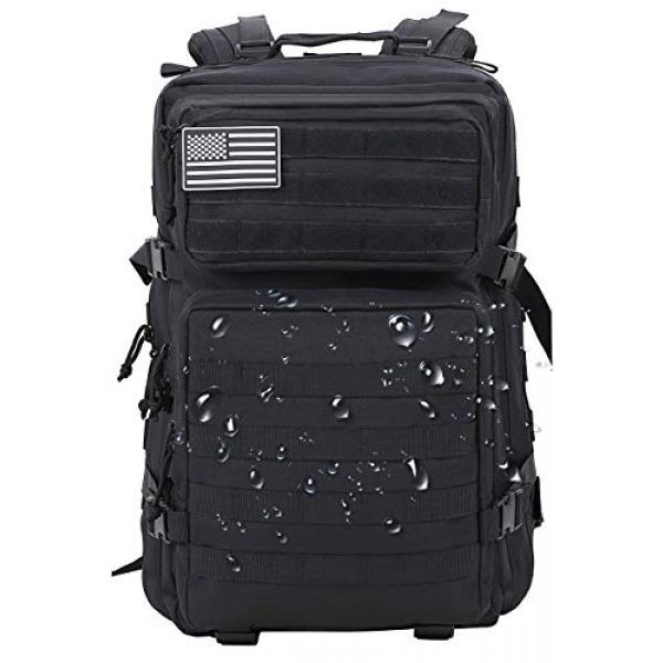 Luckin Packin Tactical Backpack 3 Luckin Packin Tactical Backpack,Military Backpack,Molle Bag 45 Liter Large 2 Pack