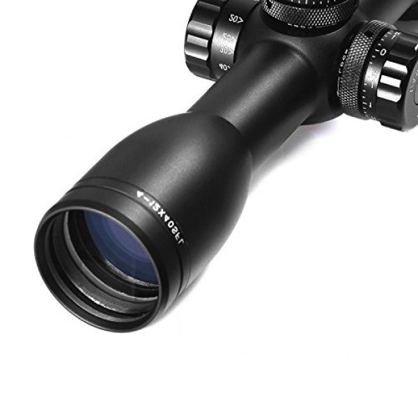 Ade Advanced Optics Rifle Scope 4 Anthem Series 4-12x40 with Side Parallax Adjustment and Resetable Locking Turrets with HD Duplex Retical