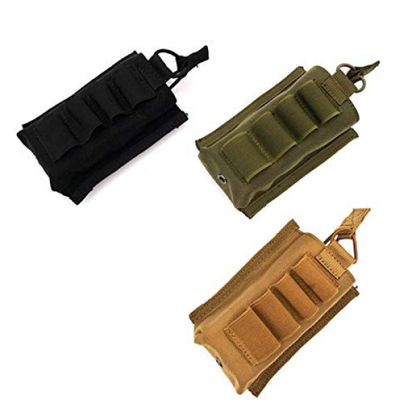 FIRECLUB Tactical Pouch 4 FIRECLUB Tactical MOLLE Single Open 5.56mm Mag Pouch with Shotgun Strip