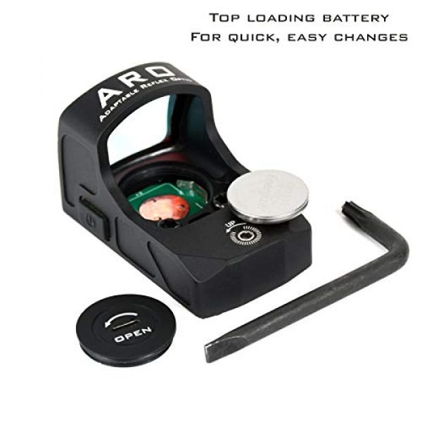 AT3 Tactical Rifle Scope 5 AT3 Tactical ARO Micro Red Dot Sight - Direct Mount, Low Mount, Optional Riser Mount - 3 MOA Compact Reflex Sight