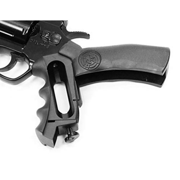 SRC Airsoft Pistol 3 SRC 2.5 INCH Barrel Titan CO2 Gas Airsoft GBB Cowboy Metal Revolver (Black)