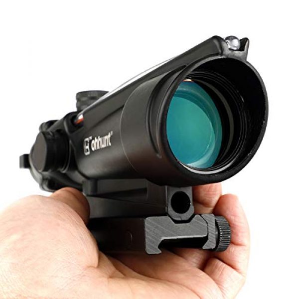 ohhunt Rifle Scope 4 ohhunt 5X35 Real Fiber Scope Red or Green Reticle Tactical Optical Sights