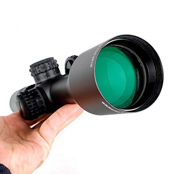 ohhunt Rifle Scope 4 ohhunt LR FFP 4.7-28X50 SFIR Riflescope First Focal Plane Side Parallax Glass Etched Reticle Lock Reset Scope