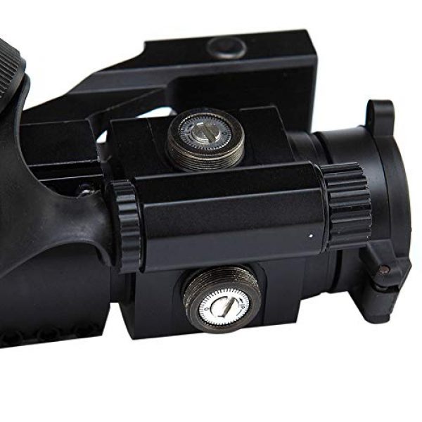 DONGYUCHUN Rifle Scope 2 DONGYUCHUN M2 Non-Magnification Scope with Blue Coating Metal Wire Differentiation Inner red dot Scope Shockproof and Waterproof Rifle Scope