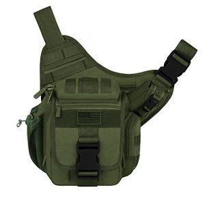 East West U.S.A Tactical Backpack 1 East West U.S.A RT511 Tactical Shoulder Sling Trail Pack with bottle holder