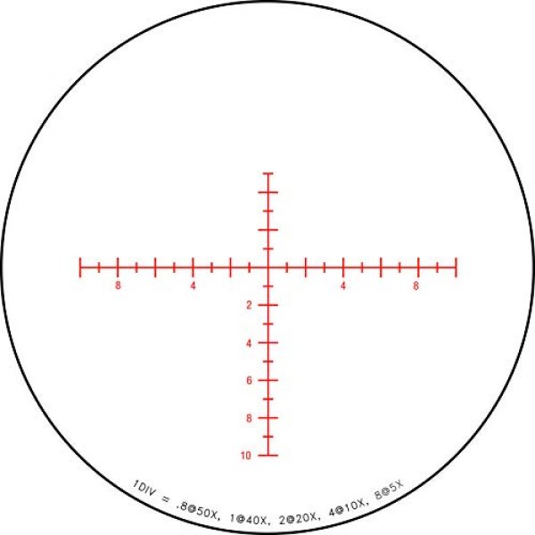 Trijicon Rifle Scope 6 Trijicon Tenmile First Focal Plane (FFP) Riflescope with Red/Green MRAD Precision Tree Reticle