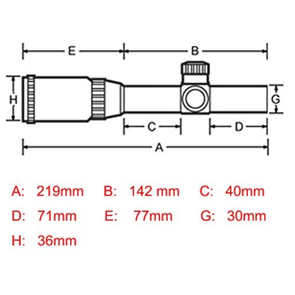 ohhunt Rifle Scope 6 ohhunt Guardian 4.5x24IR Compact Scope Glass Etched Reticle Turrets Lock Reset Rifle Scopes