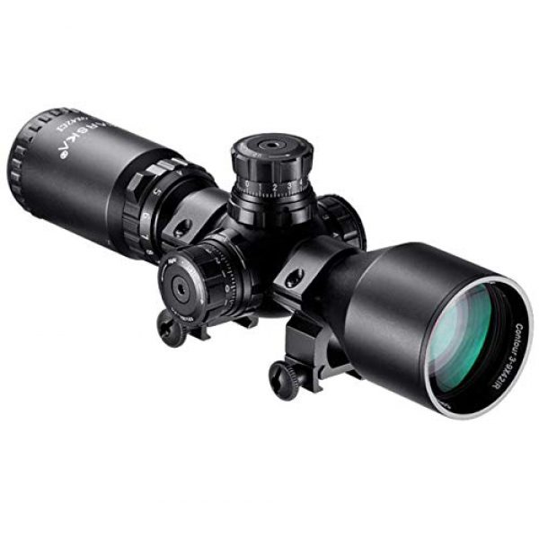 BARSKA Rifle Scope 2 BARSKA 3-9x42 Contour Riflescope IR Mil-Dot Riflescope