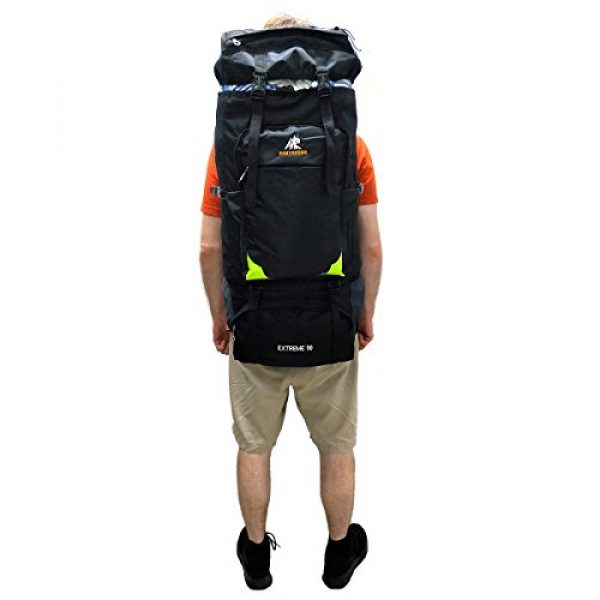 Leeloo Tactical Backpack 2 LeeLoo Extra Large 90 Liter Duffel Bag Travel Backpack for Travelling, Backpacking, Camping, Hiking.