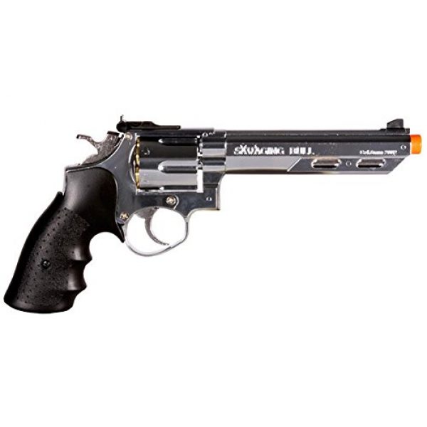 HFC Airsoft Pistol 2 HFC hg-133 6 barrel gas revolver, silver airsoft gun(Airsoft Gun)