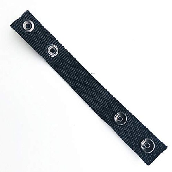 radtel Tactical Belt 7 radtel Duty Belt Keeper with Double Snaps for 2-2.25" Wide Belt Security Tactical Belt Fixing Police Military Equipment Accessories (Pack of 5)