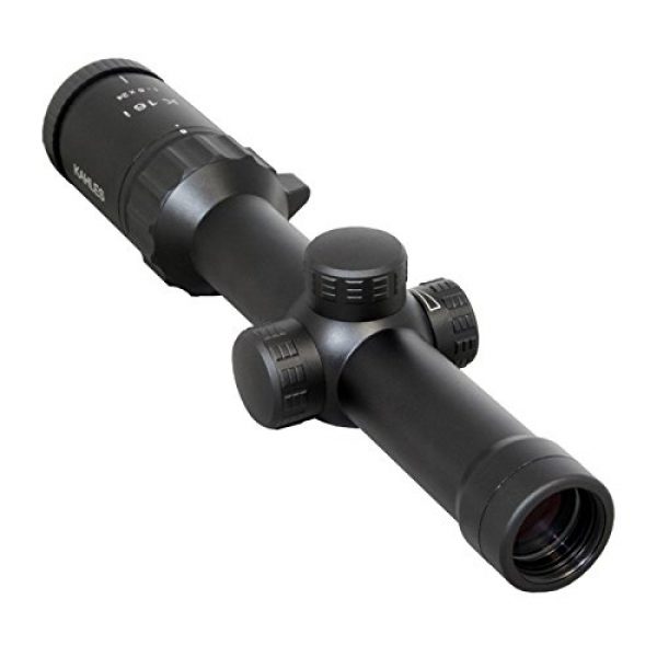 KAHLES Rifle Scope 2 Kahles Optics K16I 1-6x24 SM1 Reticle Rifle Scope, 10515, Black