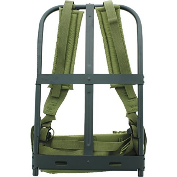Army Universe Tactical Backpack 1 Army Universe New Black Military Alice Pack Frame with Olive Drab Suspender Straps & LC-1 Kidney Pad