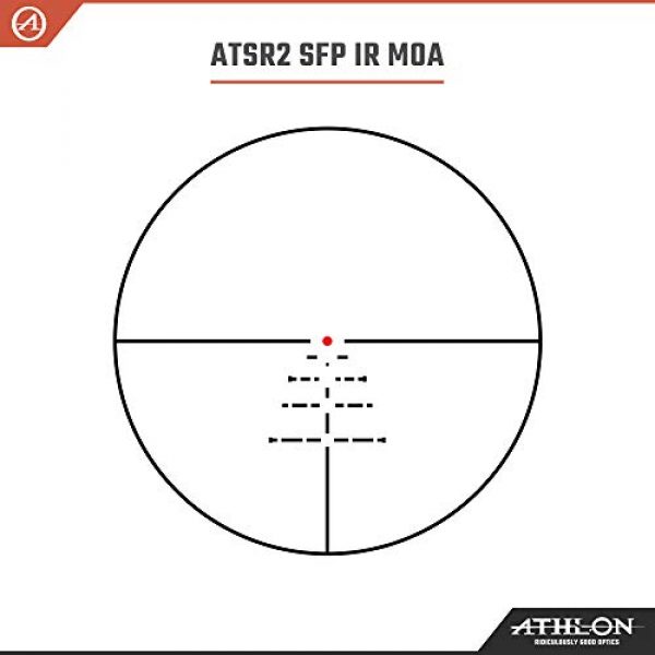 Athlon Optics Rifle Scope 4 Athlon Optics , Cronus BTR, Riflescope, 1-6x24, Direct Dial, Side Focus, 24mm, ATSR2 SFP IR MOA Reticle,