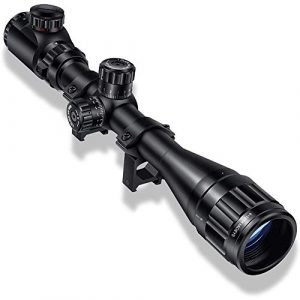 CVLIFE Rifle Scope 1 CVLIFE 4-16x44 Tactical Rifle Scope Red and Green Illuminated Built with Locking Turret Sunshade and Scope Mount Included