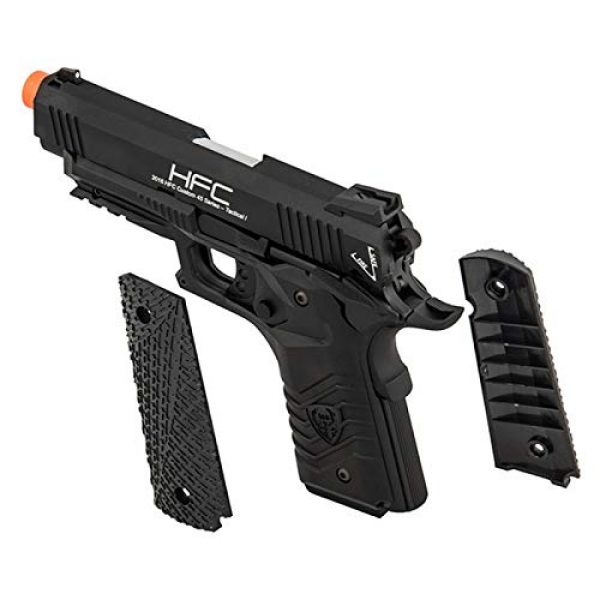 HFC Airsoft Pistol 7 HFC HG-171 Tactical 1911 Gas Blowback Airsoft Pistol Black