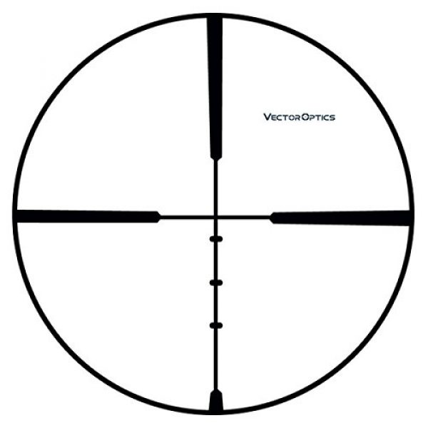 TAC Vector Optics Rifle Scope 5 TAC Vector Optics Corax 2-7x 32mm Hunting Riflescope with 1 Inch Monotube .308 BDC Reticle Color Black