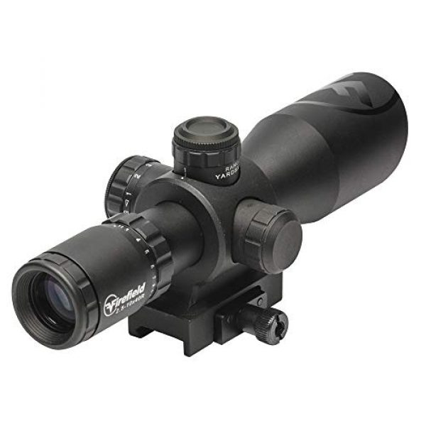 Firefield Rifle Scope 5 Firefield Barrage 2.5-10x40 Riflescope with Red Laser