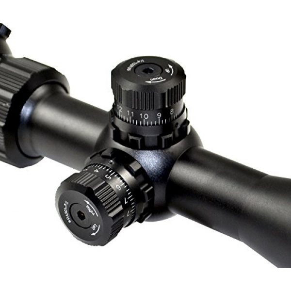 Presma Rifle Scope 6 PRESMA 4-16X50AOL Precision Rifle Scope with Illuminated Red, Green, Blue RXR Reticle, AO Adjustment
