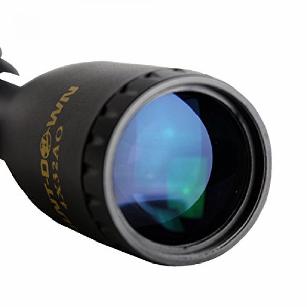 HUNT-DOWN Rifle Scope 3 HUNT-DOWN Black Matte 4x32AO Wide Field Rapid Rangefinder Reticle Rifle Scope