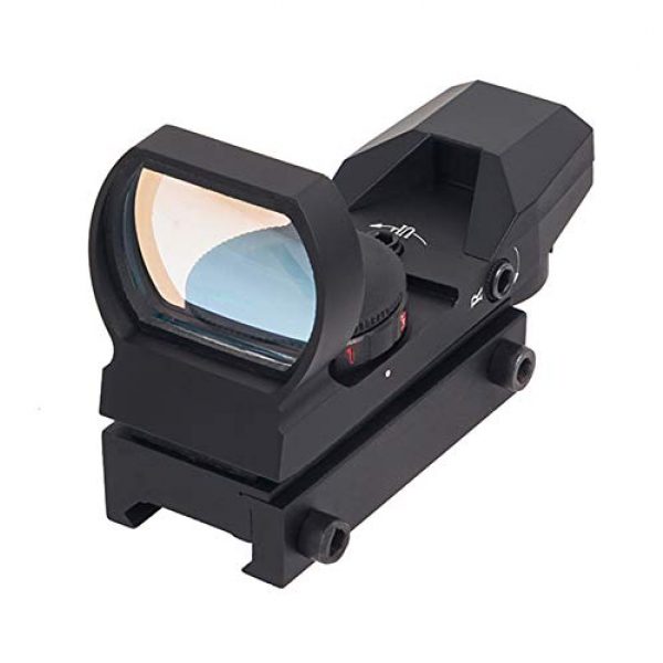 Fashion Sport Rifle Scope 1 Fashion Sport Tactical 1X22X33mm Reflex Sight - Adjustable Reticle 4 Styles Red Green Dot Gun Sight Scope