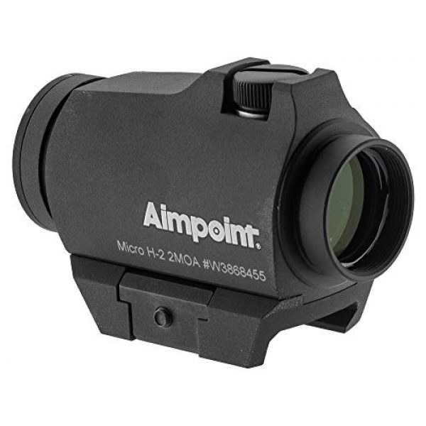 Aimpoint Rifle Scope 4 Aimpoint 200183 Standard Micro H-2, 4 MOA, Complete