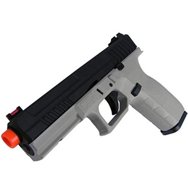 Lancer Tactical Airsoft Pistol 3 Lancer Tactical KJW KP-13 Meta Gas Blowback Airsoft Pistol Urban Grey