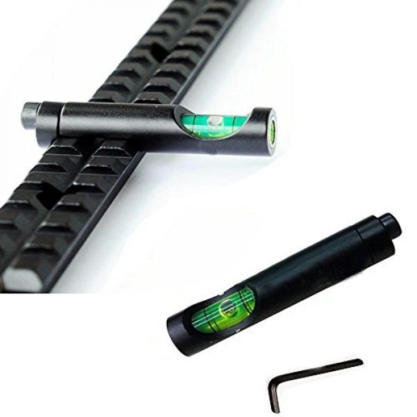 JahyShow Rifle Scope 4 JahyShow Metal Spirit Bubble Level for 20mm Scope Mounts Sight