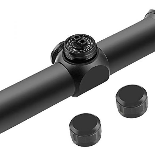 OTW Rifle Scope 3 OTW Tactical Rifle Scope 3-9X40 Red & Green Illuminated Crosshair Reticle Optics Scopes for Hunting Shooting