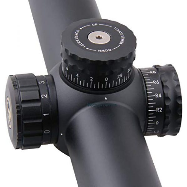 Vector Optics Rifle Scope 3 Vector Optics Aston 1-6x24mm, 1/2 MOA, Red Illuminated,30mm Tube Second Focal Plane (SFP) Rifle Scope