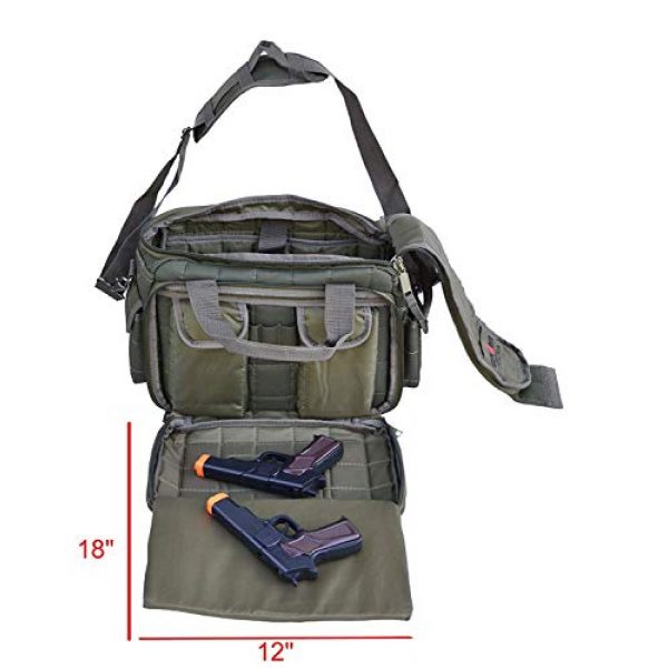 Explorer Tactical Backpack 5 Explorer Tactical 12 Pistol Padded Gun and Gear Bag OD Green