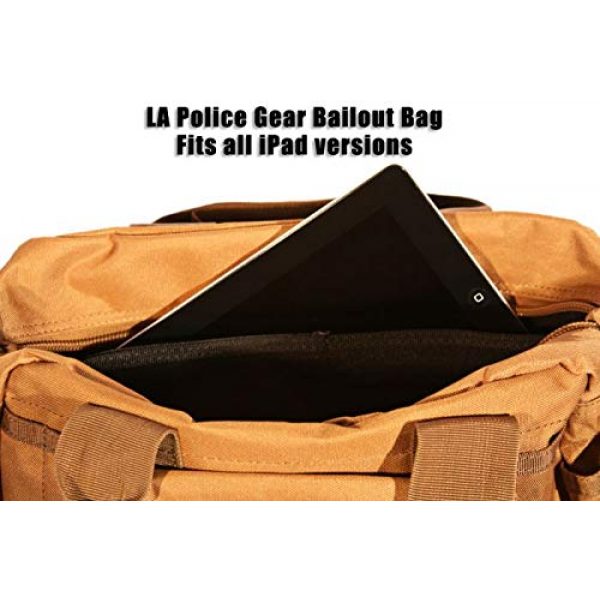 LA Police Gear Tactical Backpack 3 LA Police Gear Tactical Nylon Bail Out Gear Range Bag