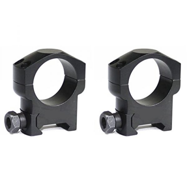 Vector Optics Rifle Scope 6 Vector Optics Marksman 3.5-10x44mm 1/10 MIL Hunting Riflescope with MP Reticle, Free 30mm Tactical Mount Rings, Lens Covers and Honeycomb Sunshade (Matte Black)